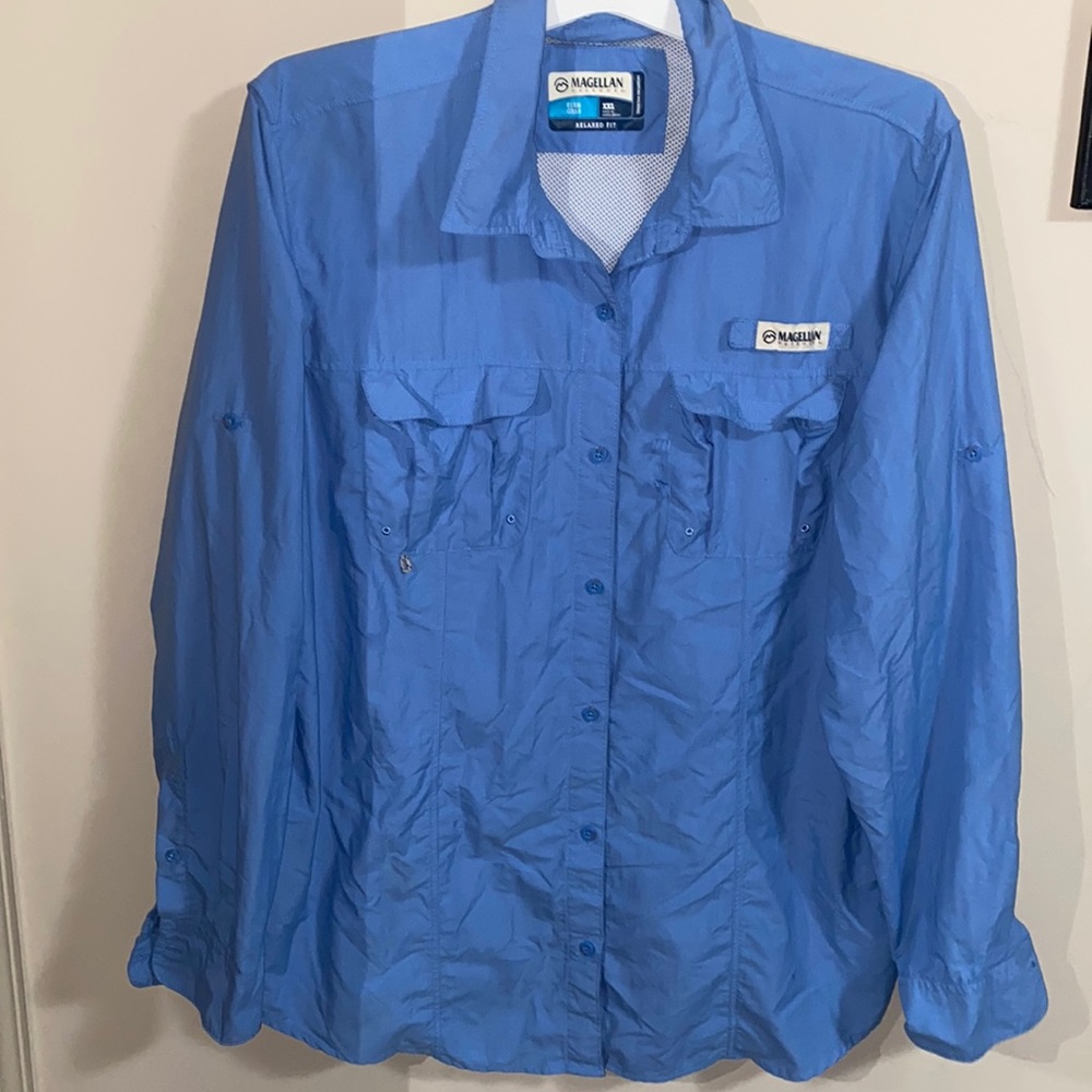 Blue XXLLarge Magellan fishing shirt !